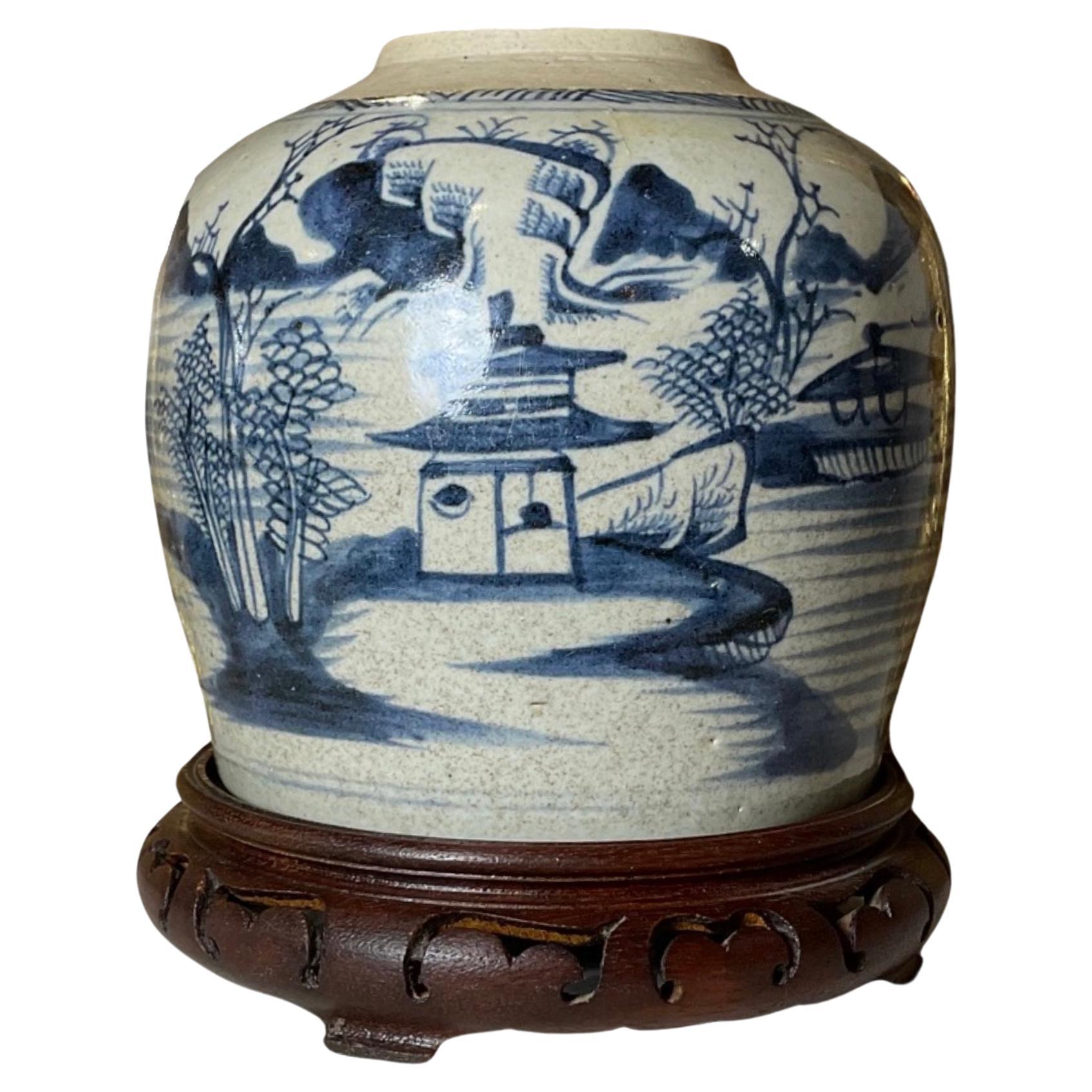 Chinese Porcelain Storage Jar For Sale