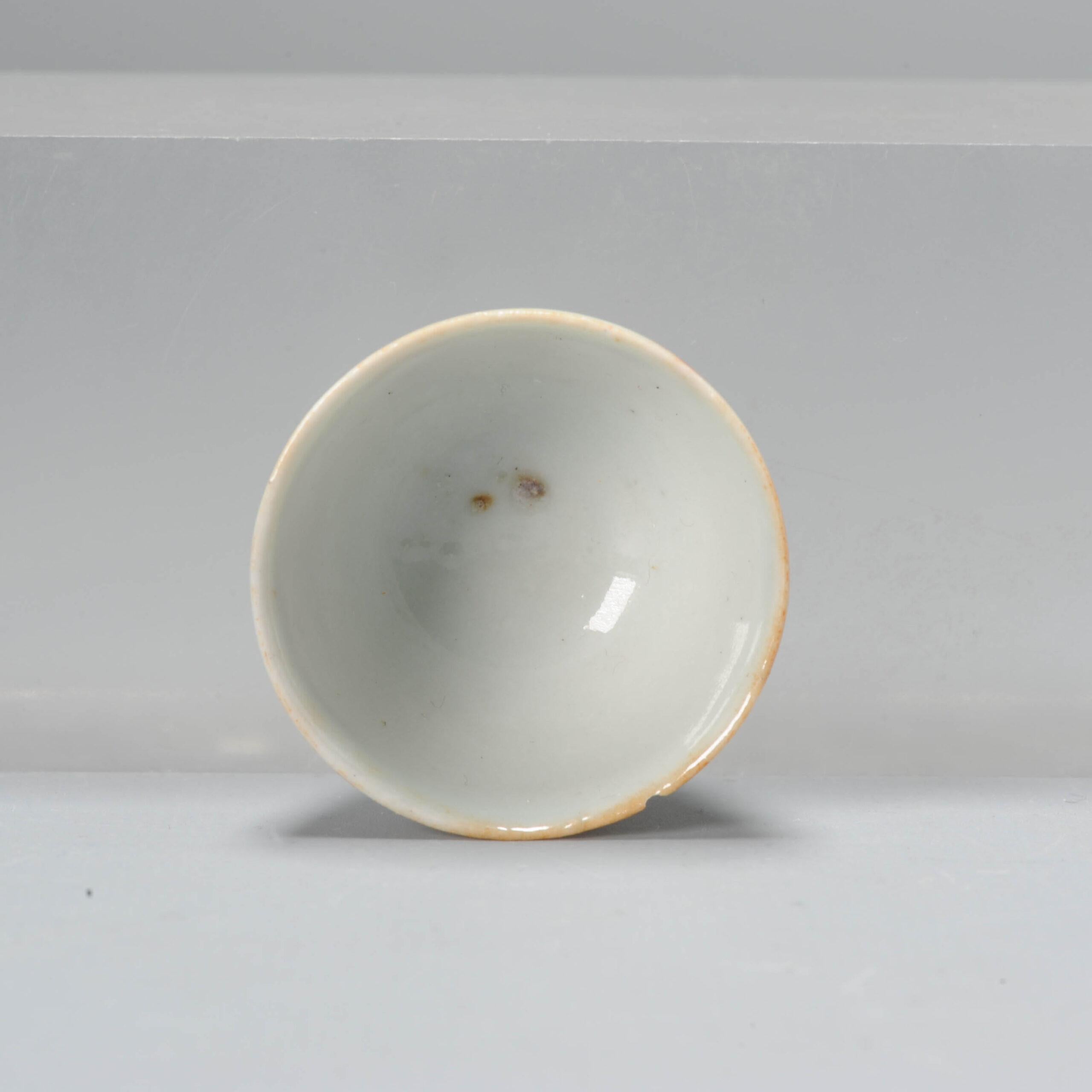 Chinese Porcelain Symbol China Antique Kitchen Qing Bowl, 19 Century  In Good Condition For Sale In Amsterdam, Noord Holland