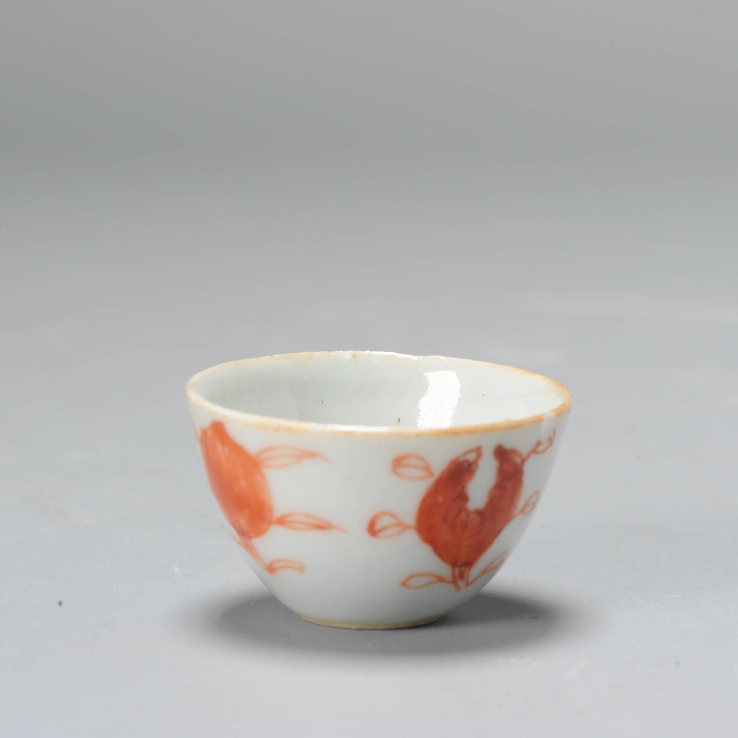 19th Century Chinese Porcelain Symbol China Antique Kitchen Qing Bowl, 19 Century  For Sale