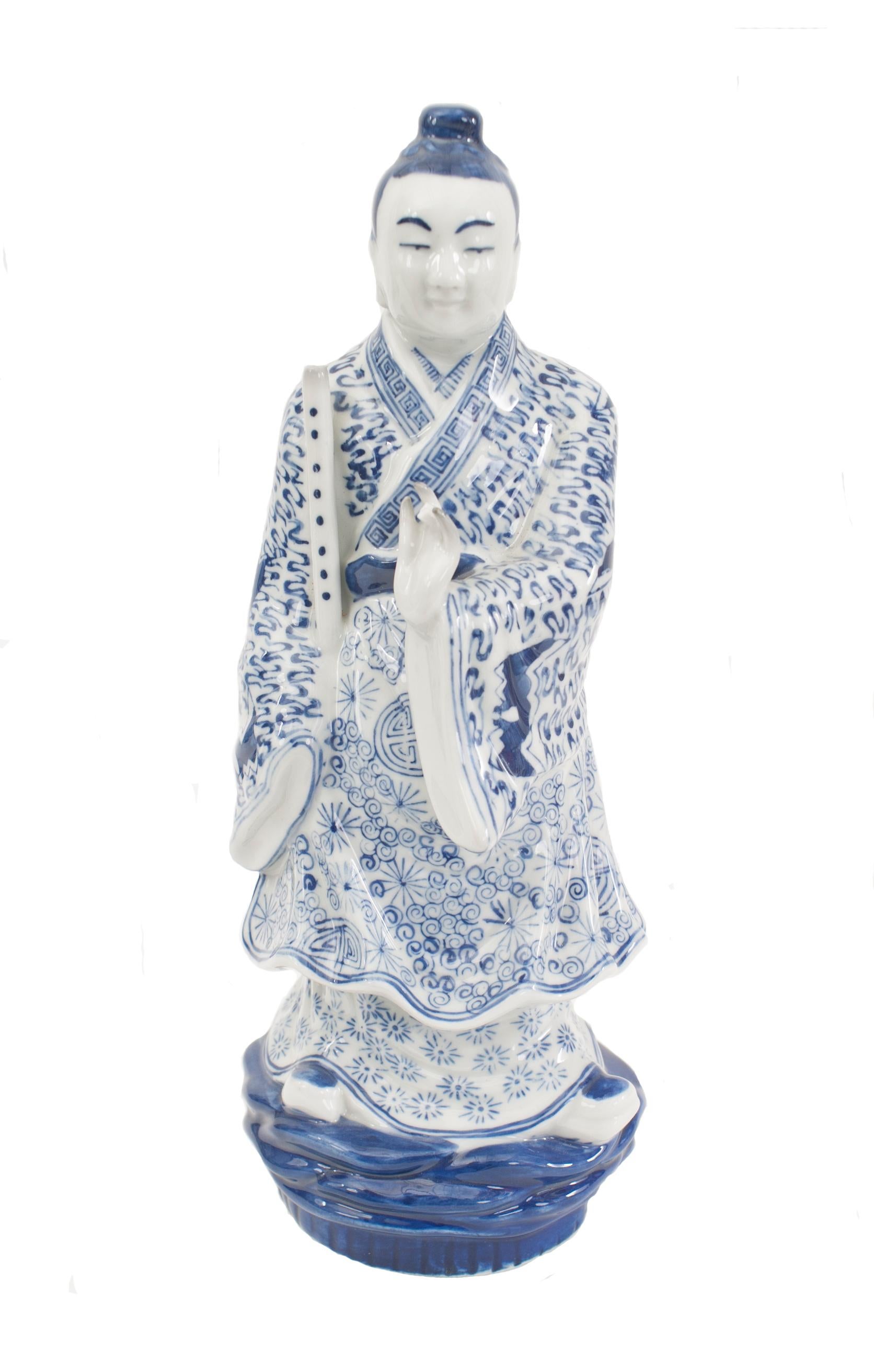 Chinois Figures traditionnelles porcelaine chinoise en vente
