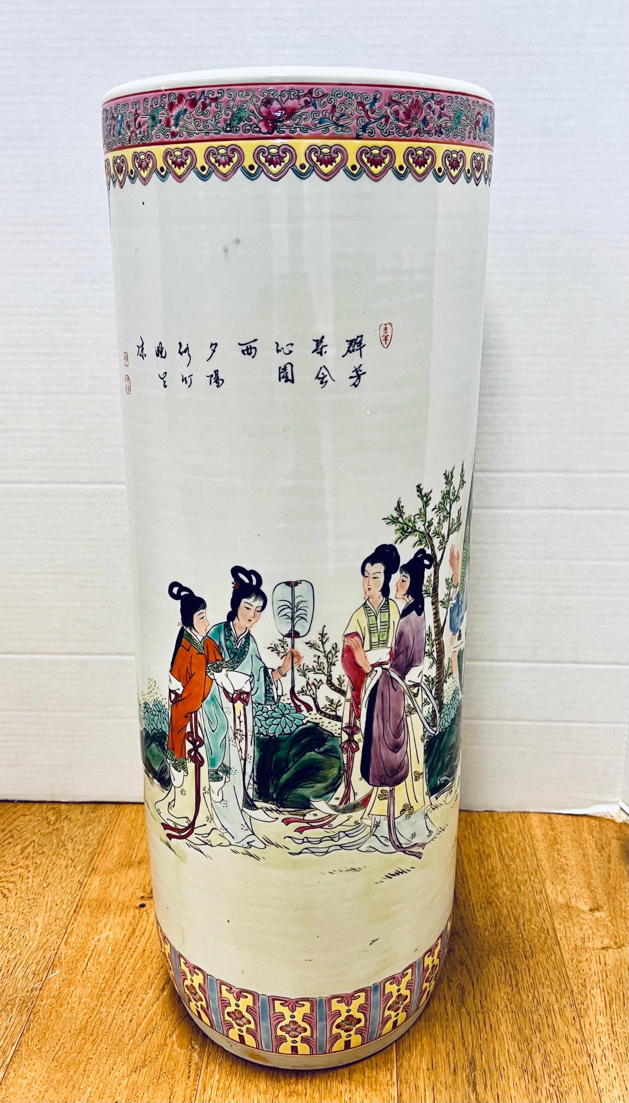 chinoiserie umbrella holder