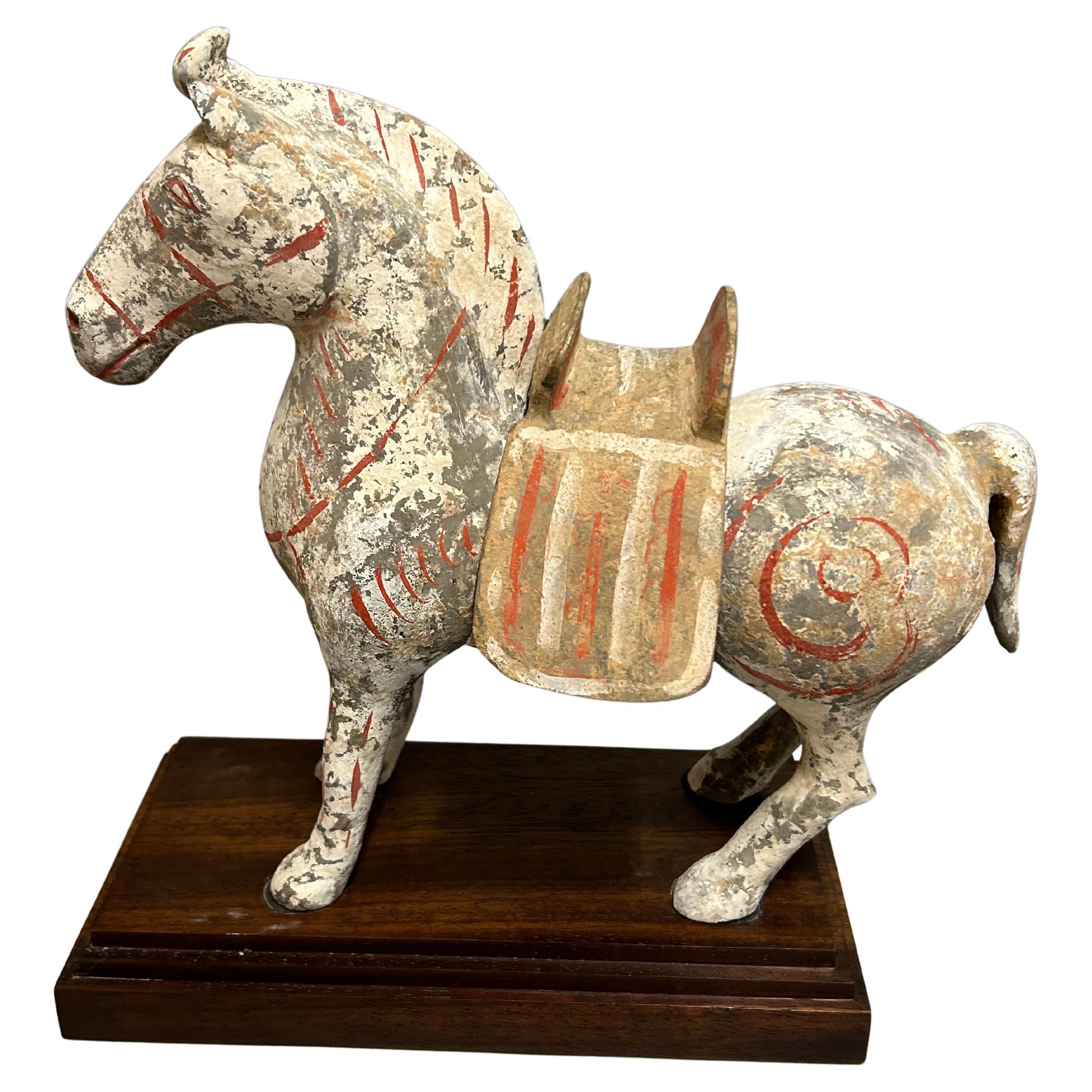 Chinese pottery horse, Han Dynasty (Age Confirmed by Oxford University TL Test)