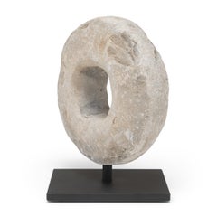 Chinese Prosperity Stone Disc, c. 1900