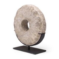 Chinese Prosperity Stone Disc, c. 1900