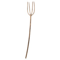 Chinese Provincial Bentwood Pitchfork, c. 1850