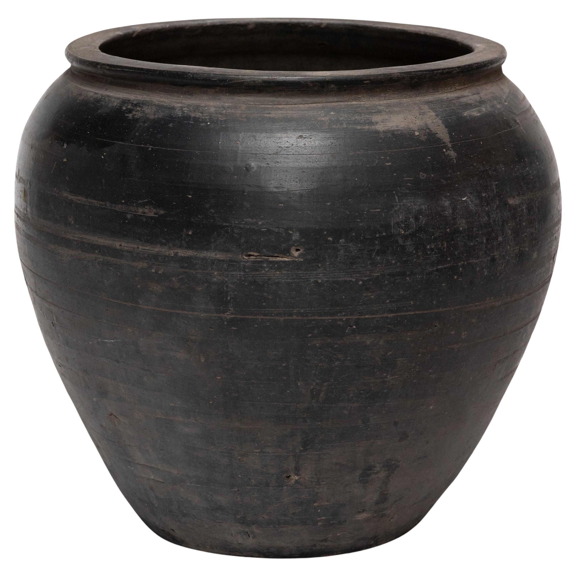Chinese Provincial Earthenware Vessel, c. 1900