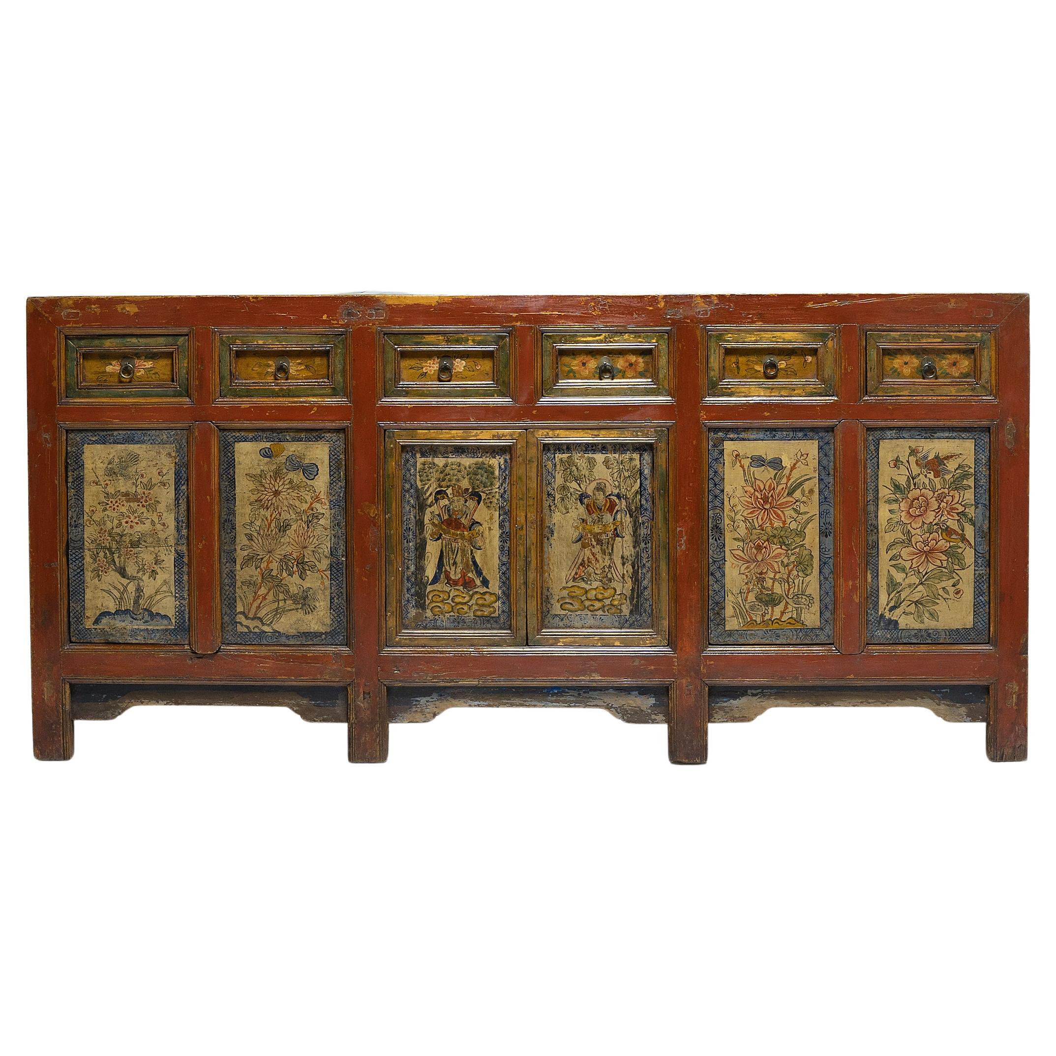 Chinese Provincial Four Seasons Coffer, c. 1900