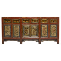 Chinese Provincial Four Seasons Coffer, c. 1900
