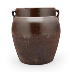 Chinese Provincial Glazed Kitchen Jar, circa 1900