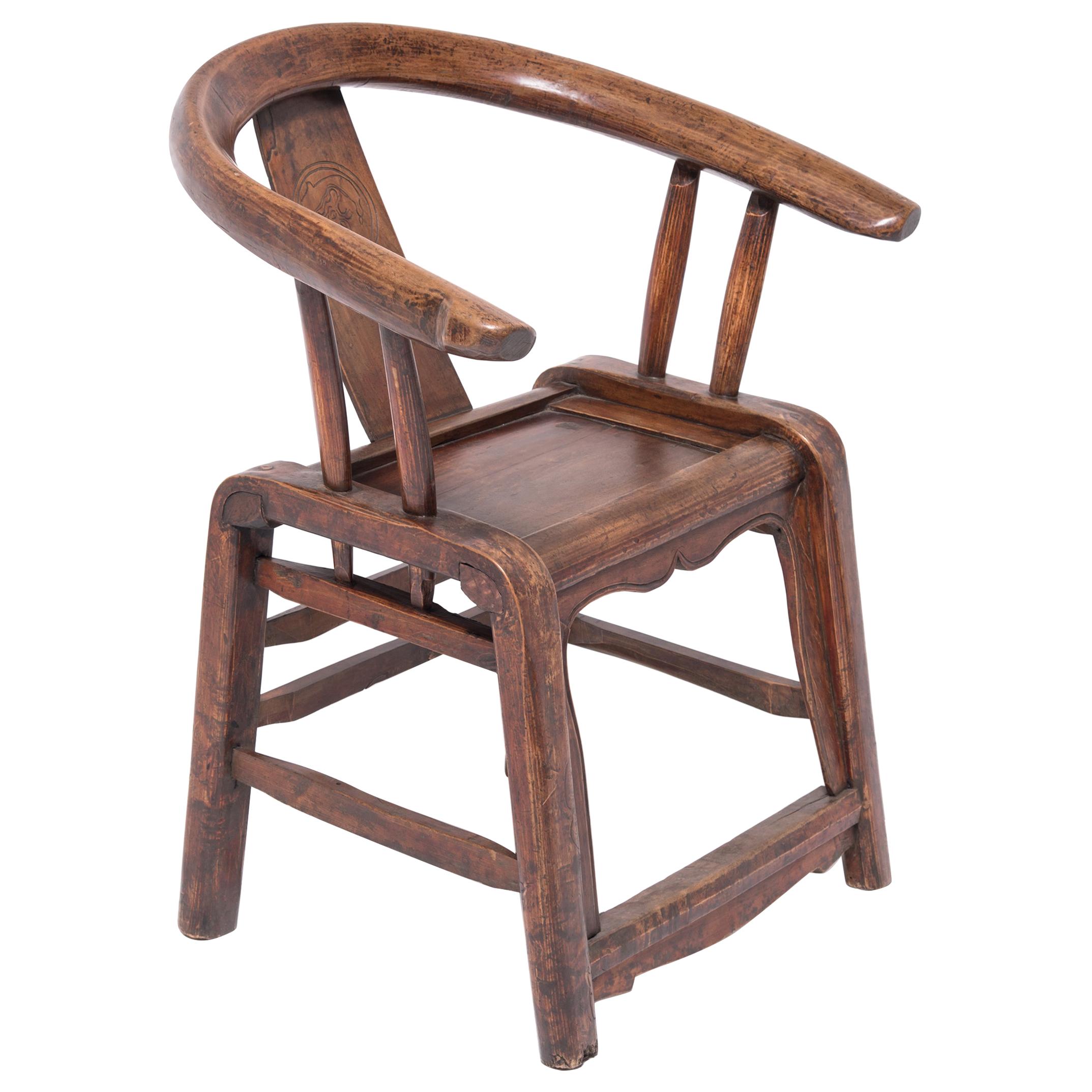 Chinese Provincial Roundback Chair, circa 1850