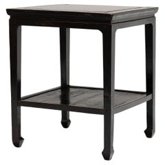 Chinese Puddingstone Top Side Table, c. 1900