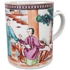Chinese Qianlong 18th Century Famille Rose Mug