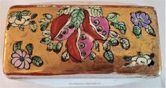 Chinese Famille Rose Lidded Porcelain Trinket Box