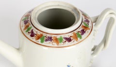 Chinese Qianlong Porcelain Floral Painted Export Teapot