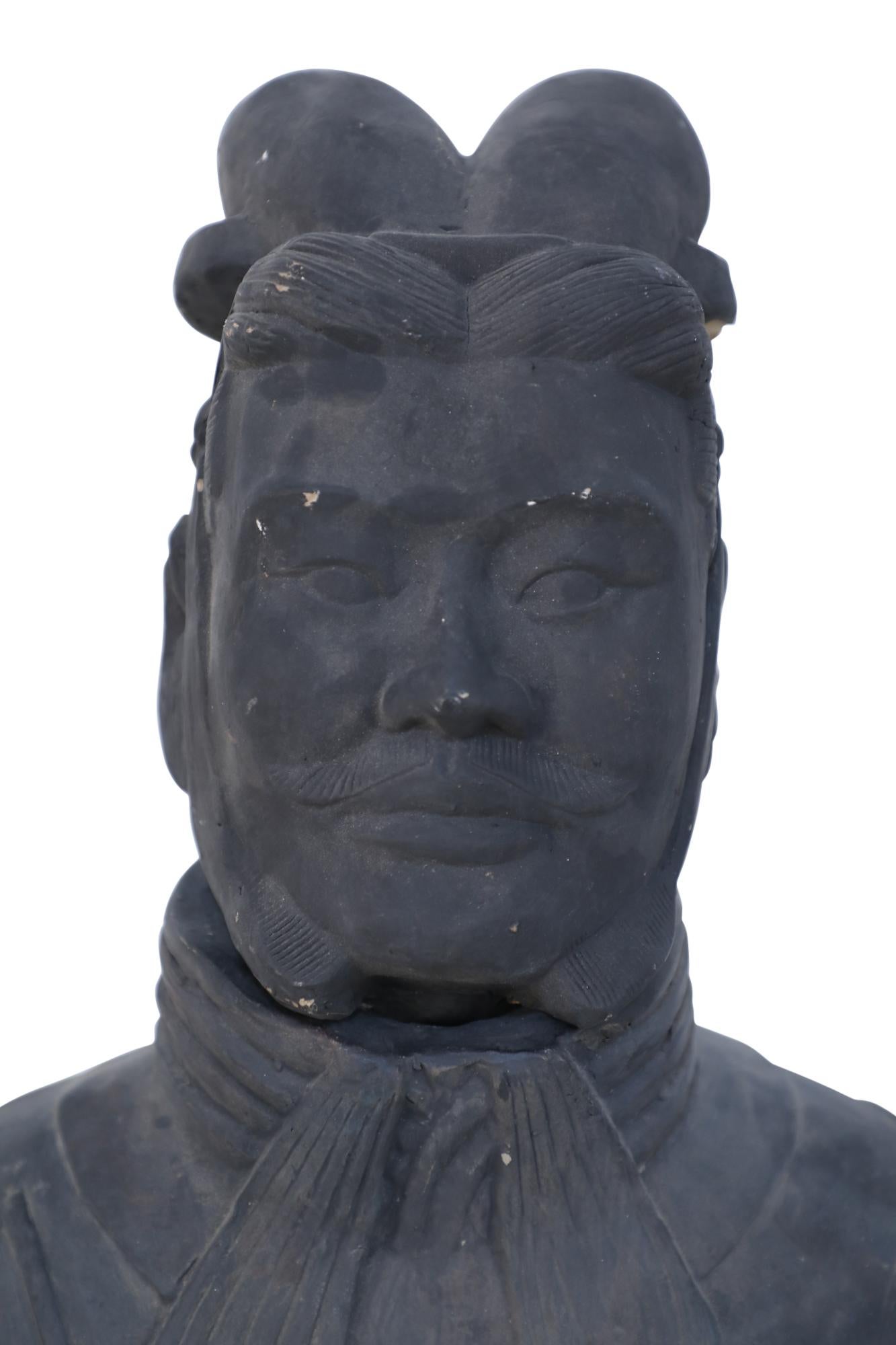 Chinese Qin Dynasty Style Life-Size Terracotta Soldier Statue 6