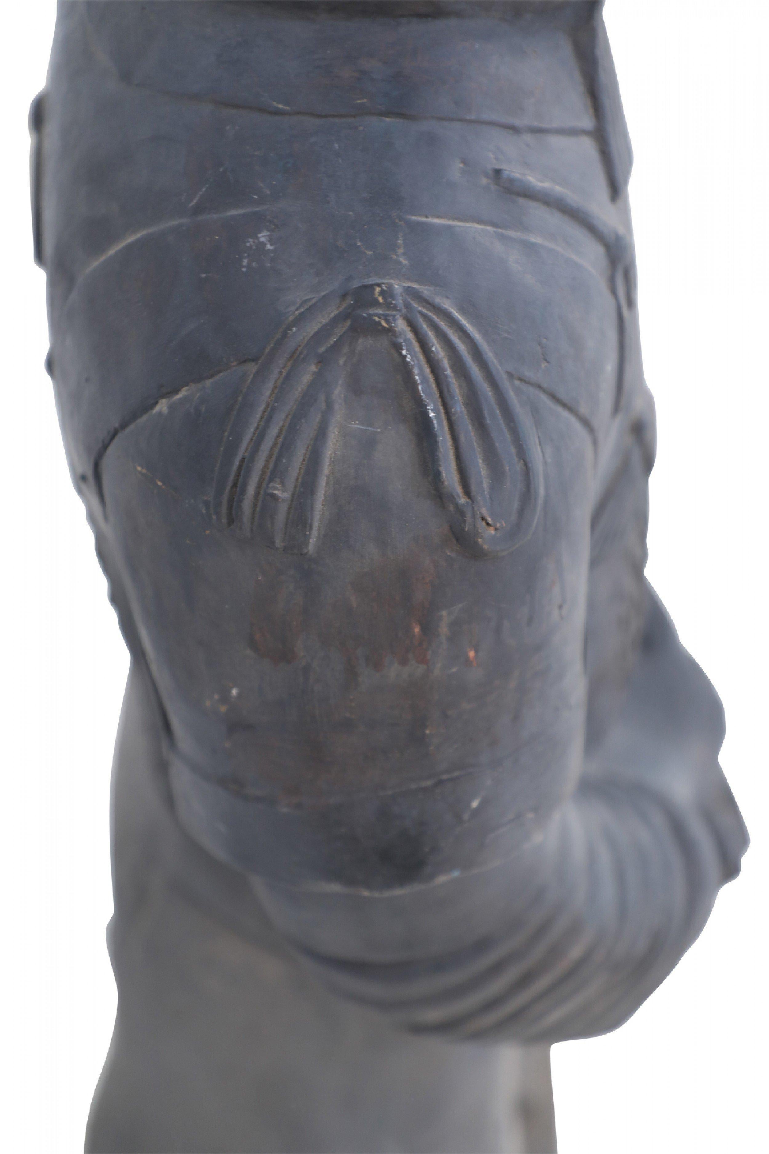 Chinese Qin Dynasty Style Life-Size Terracotta Soldier Statue For Sale 10