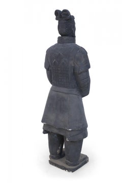 Chinese Qin Dynasty Style Life-Size Terracotta Soldier Statue