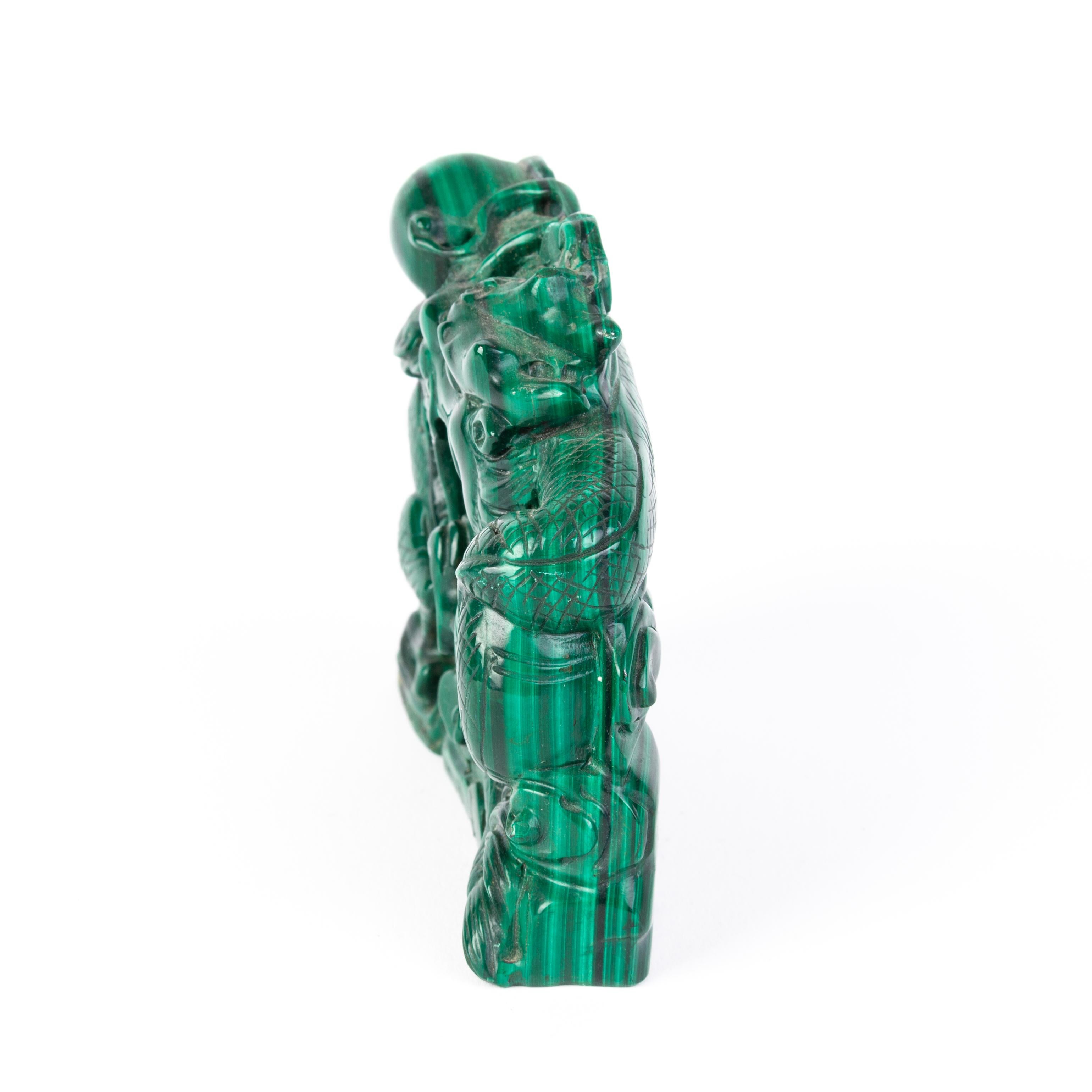 jade dragon carving