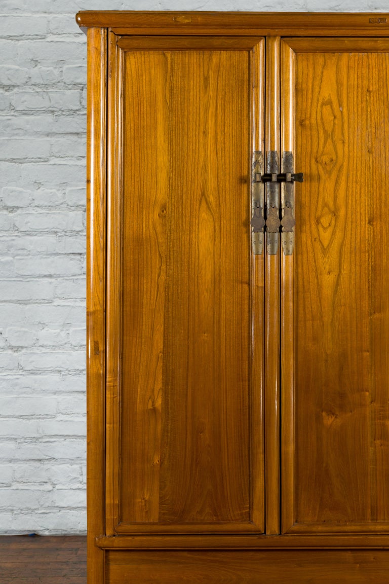 Chinese Qing Dynasty 19th Century Elmwood Noodle with Hidden