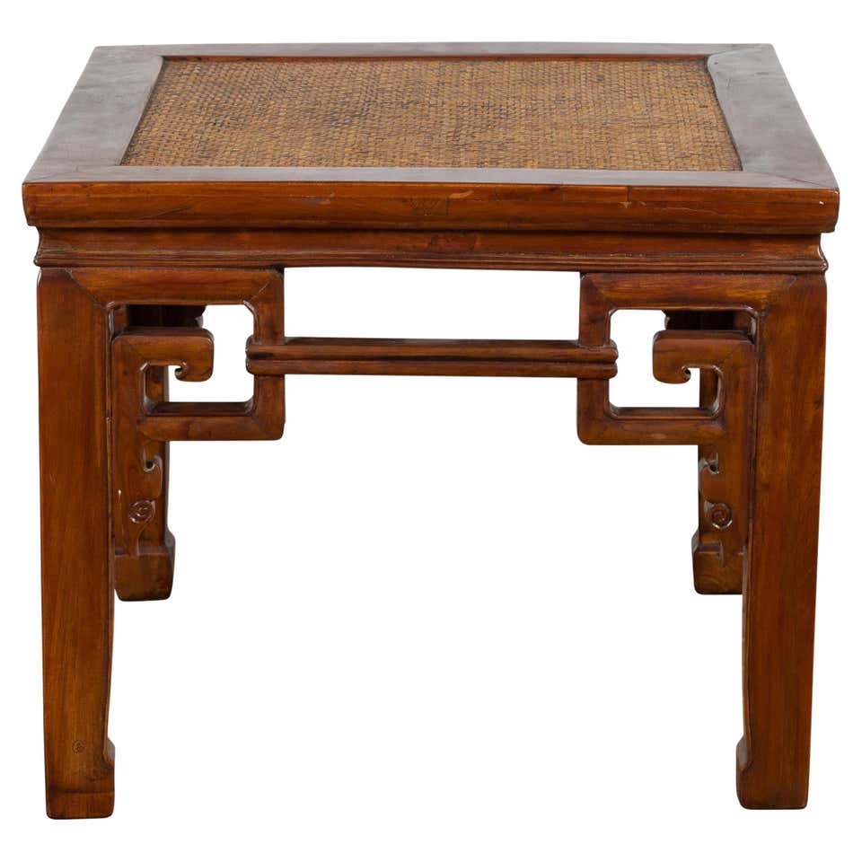 McGuire Rattan Taboret Drum Stool or Drink Table at 1stDibs | taboret ...