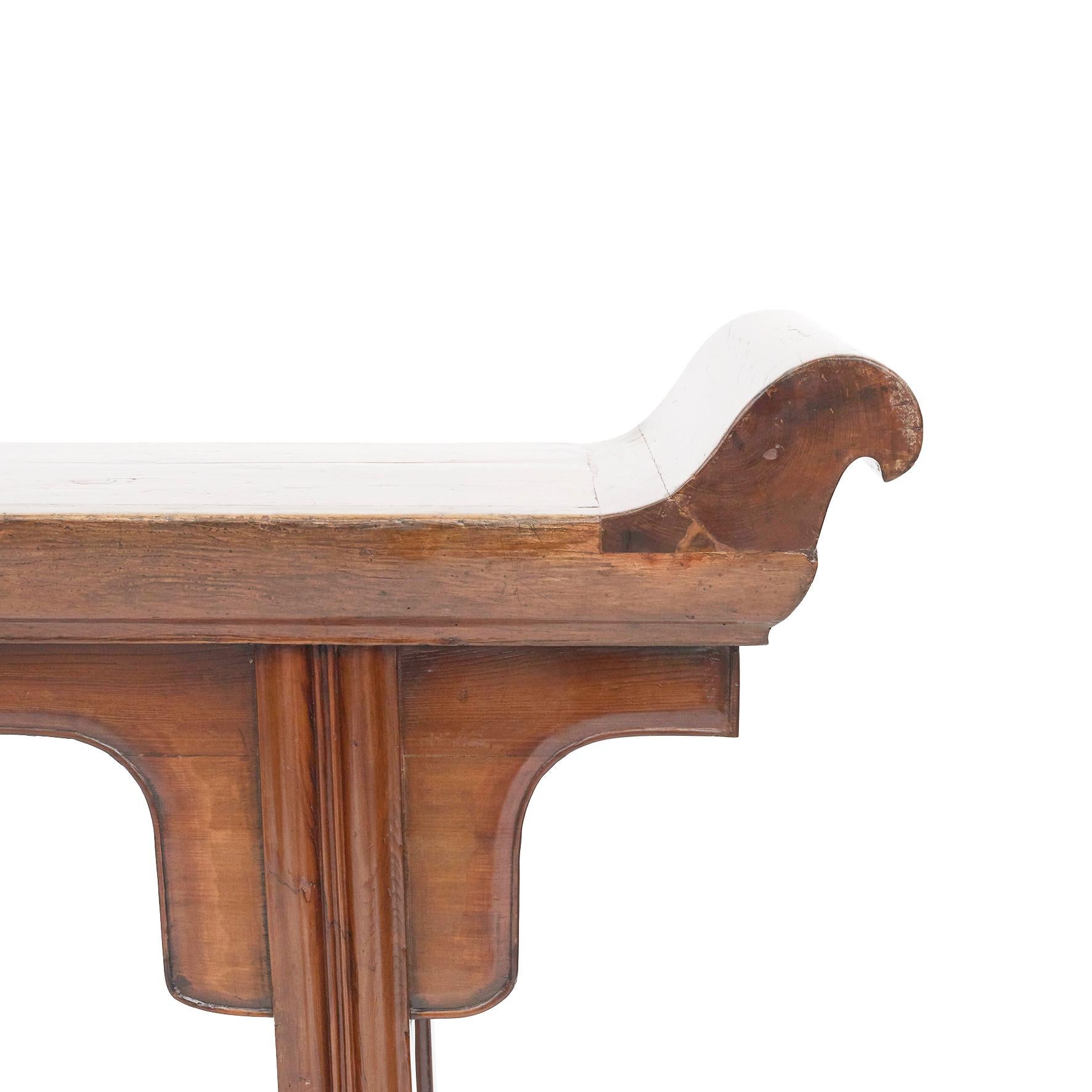 Chinois Table console cyprès chinoise en vente