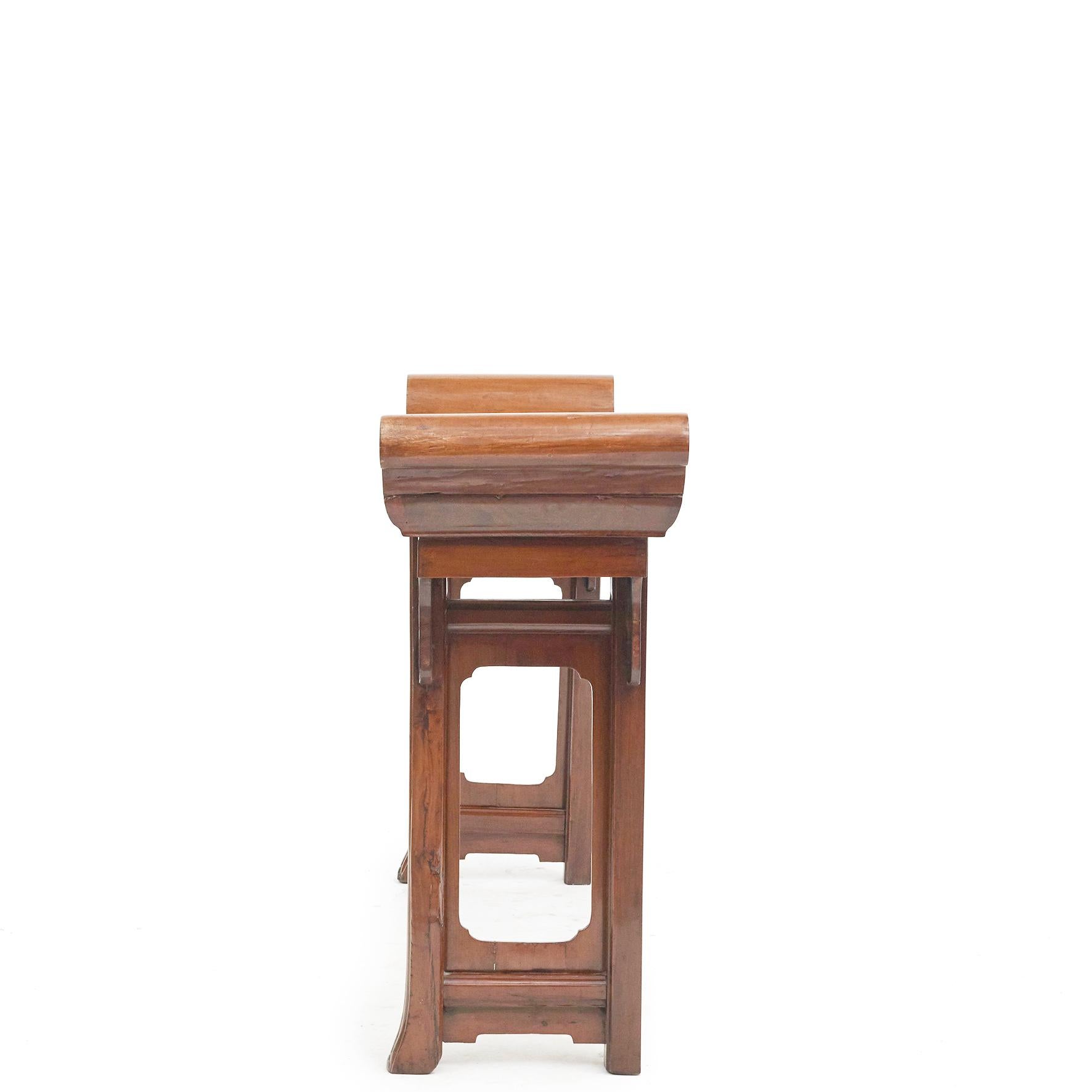XIXe siècle Table console cyprès chinoise en vente