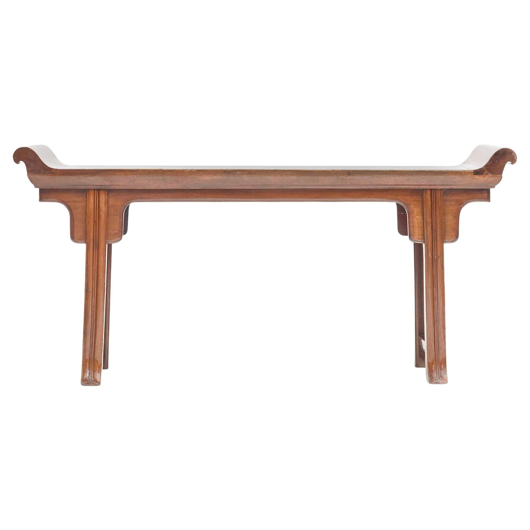Chinese Cypress Console Table