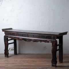 Chinesischer Altartisch aus der Qing Dynasty, 19. Jahrhundert