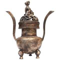 Chinese Qing Dynasty Censer with Foo Dog