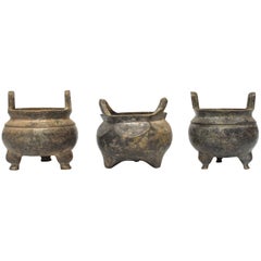 Chinese Antique Censer Set of 3