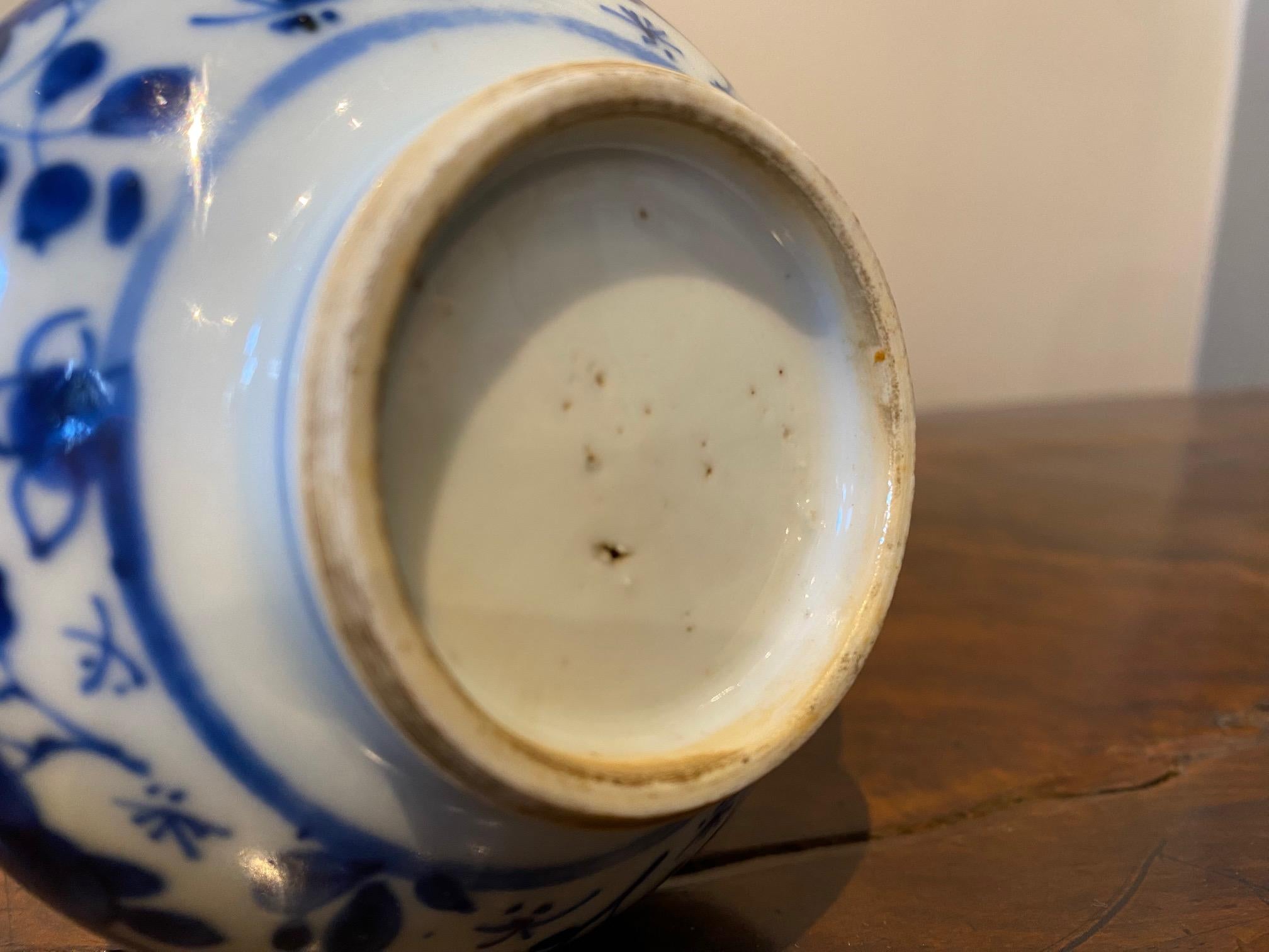 Chinese Qing Dynasty Blue and White Blue Porcelain 