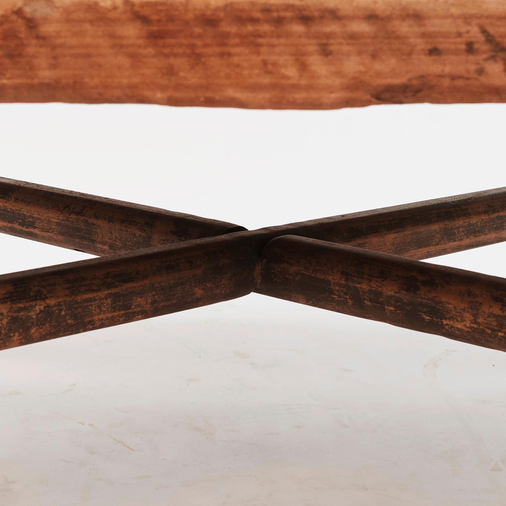 Chinese Qing Dynasty Coffee Table with Stone Table Top and Basswood Frame In Good Condition In Kastrup, DK
