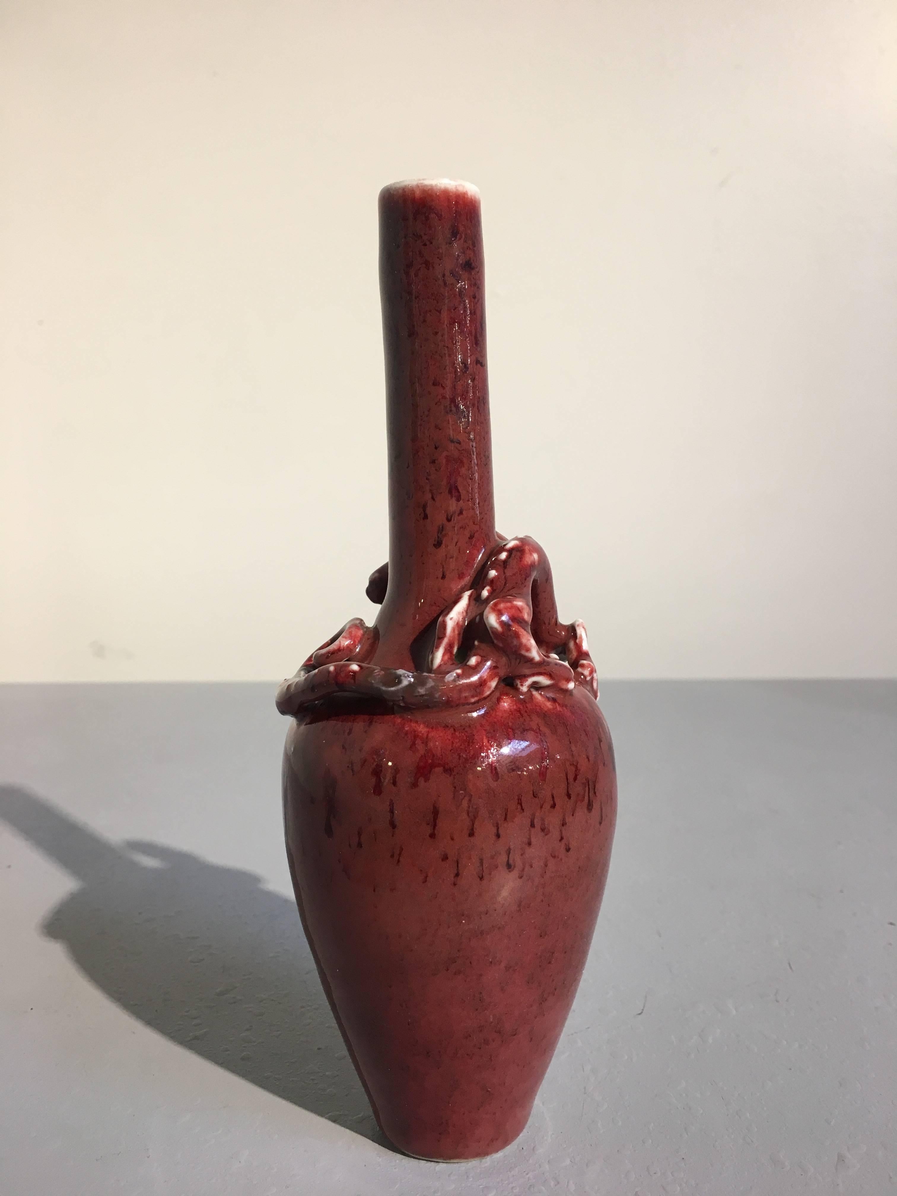 red dragon vase