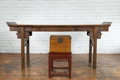 Chinese Qing Dynasty Early 20th Century Decorative Box with Dovetail Joints