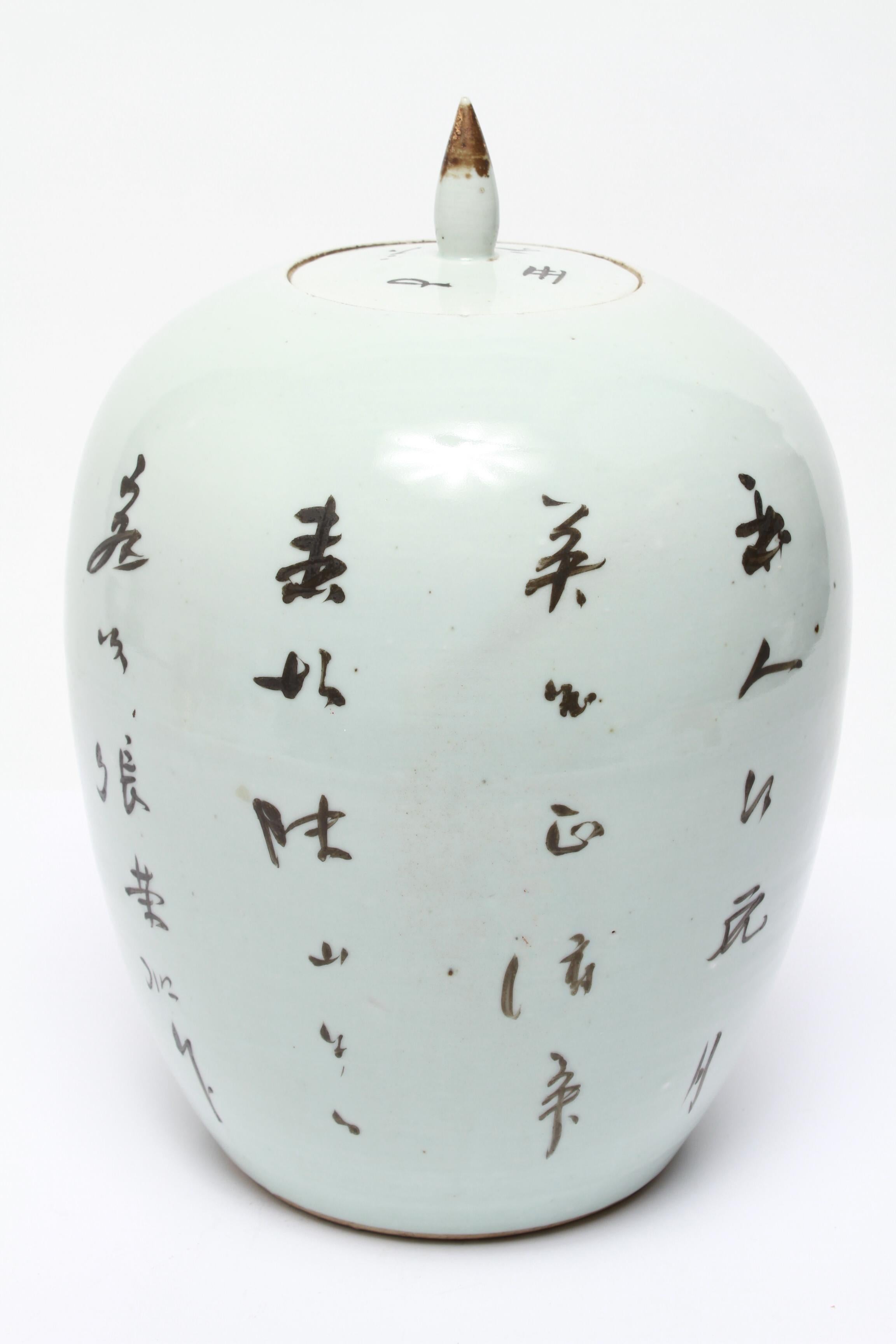 Chinese Qing Style Enameled Ceramic Ginger Jars 7