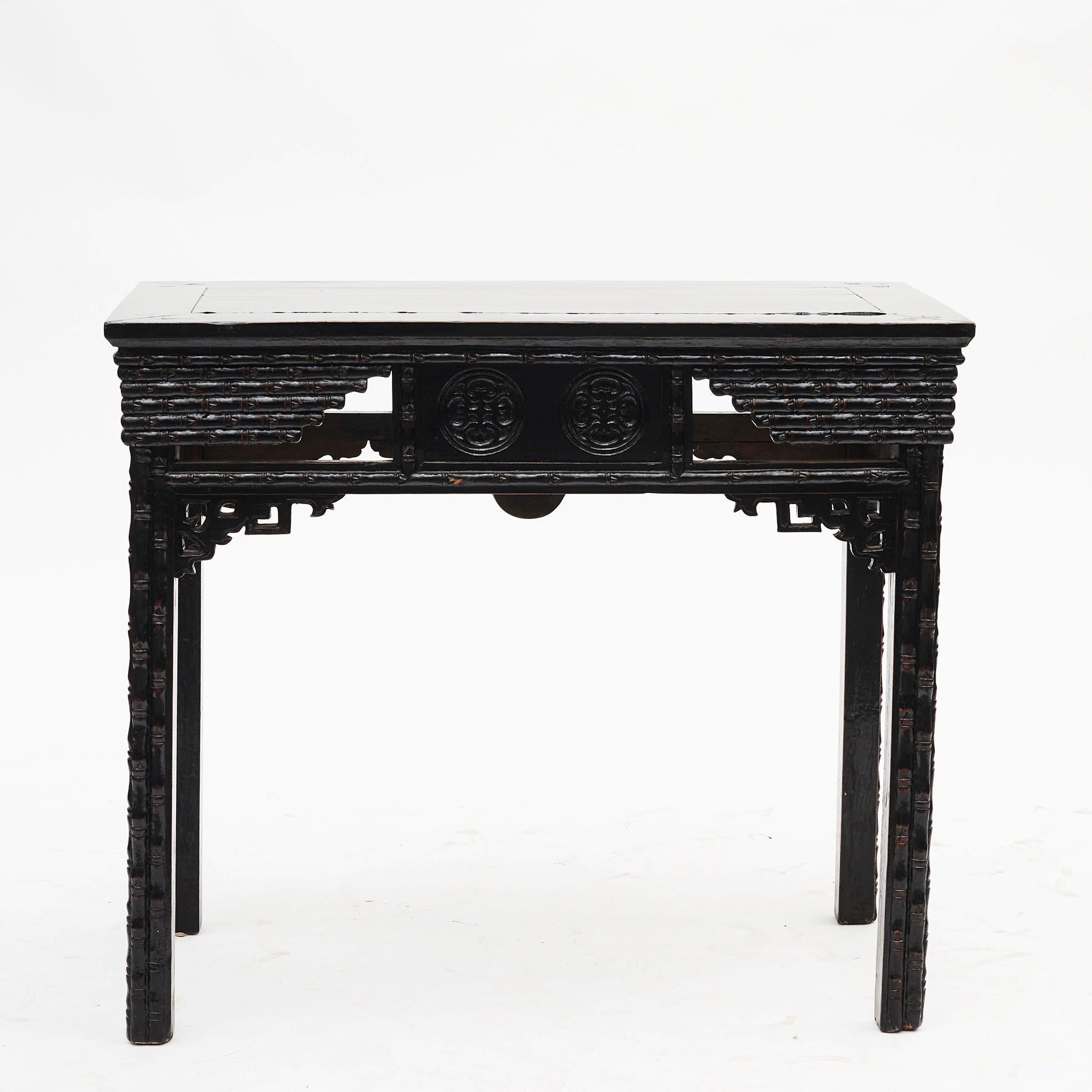 chinese lacquer console table