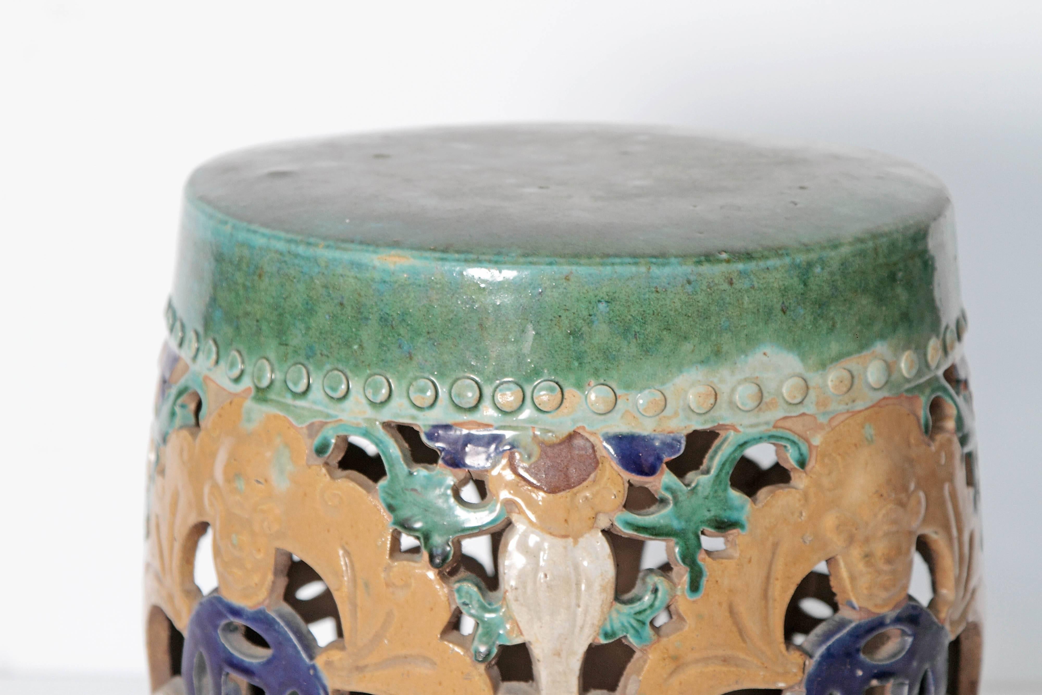 Chinese Qing Dynasty Garden Stool 2