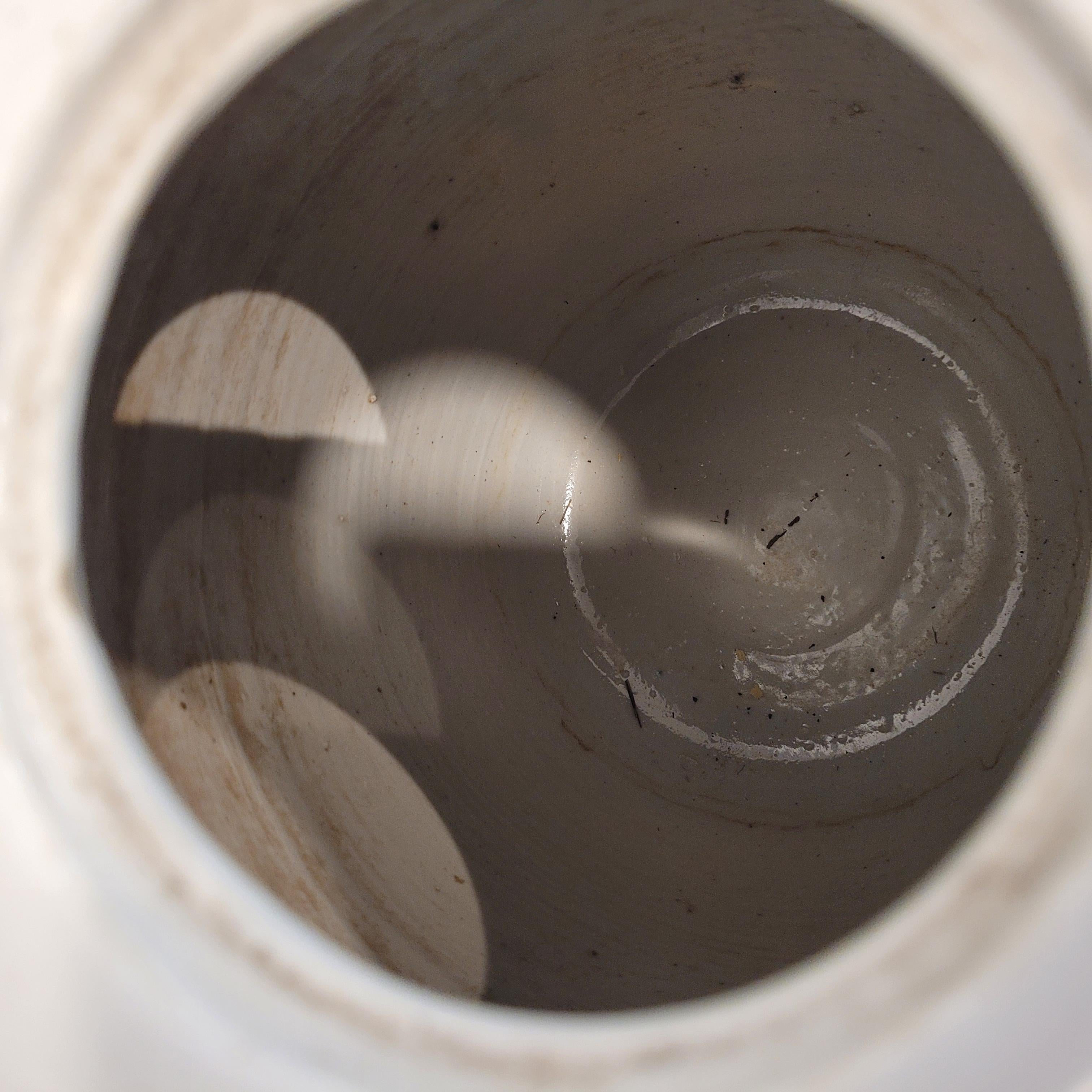 Vaso di zenzero verde e rosa della dinastia Qing cinese 