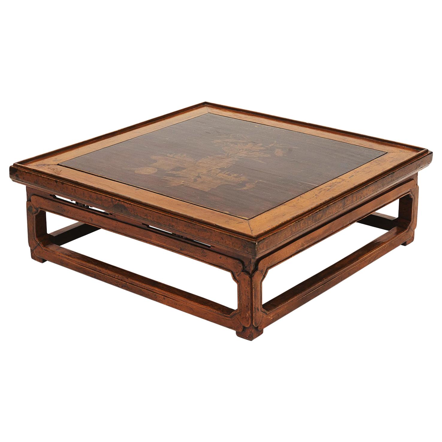 Chinese Qing Dynasty Kang Table from Manchuria