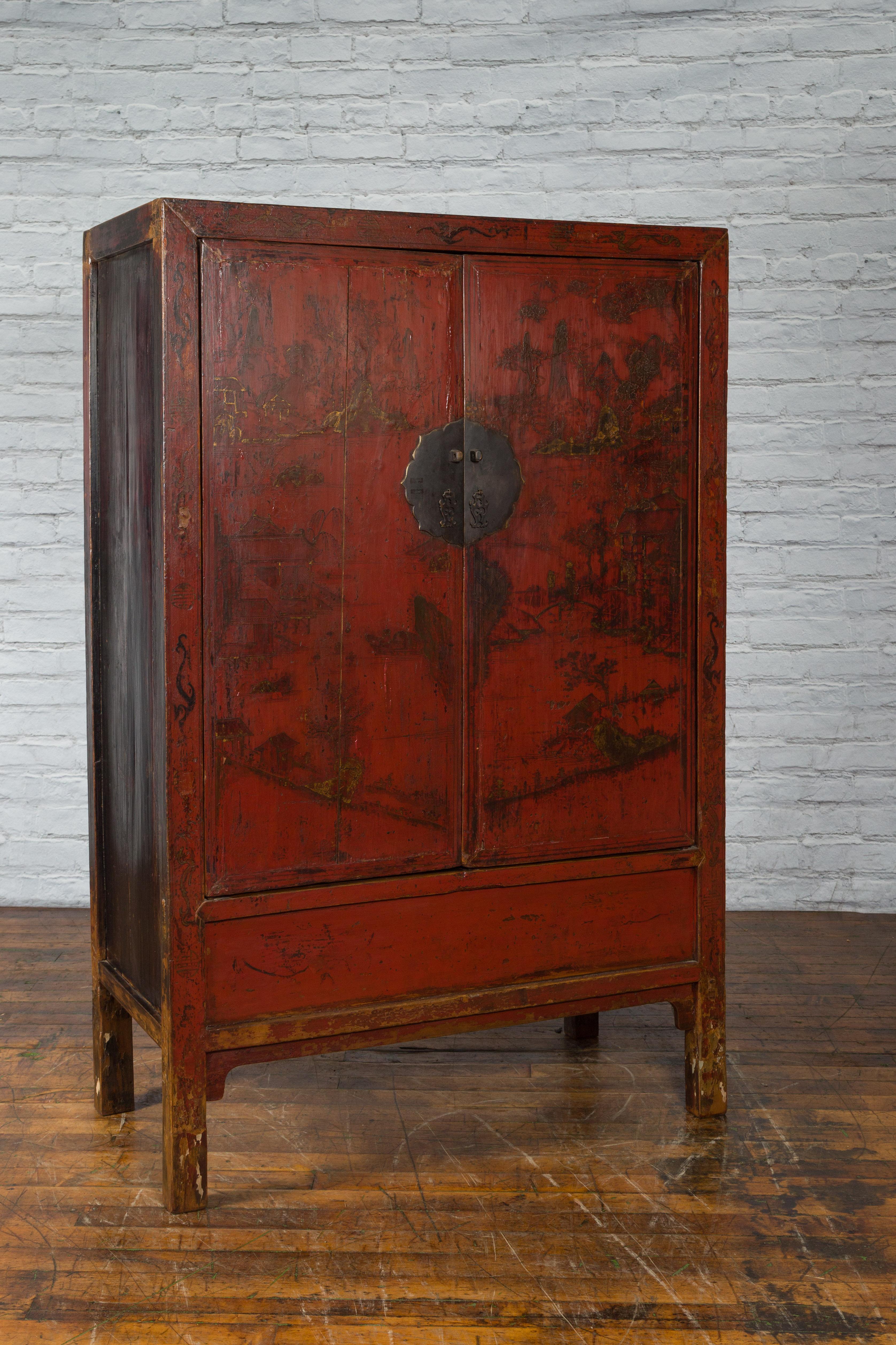 mueble chino lacado