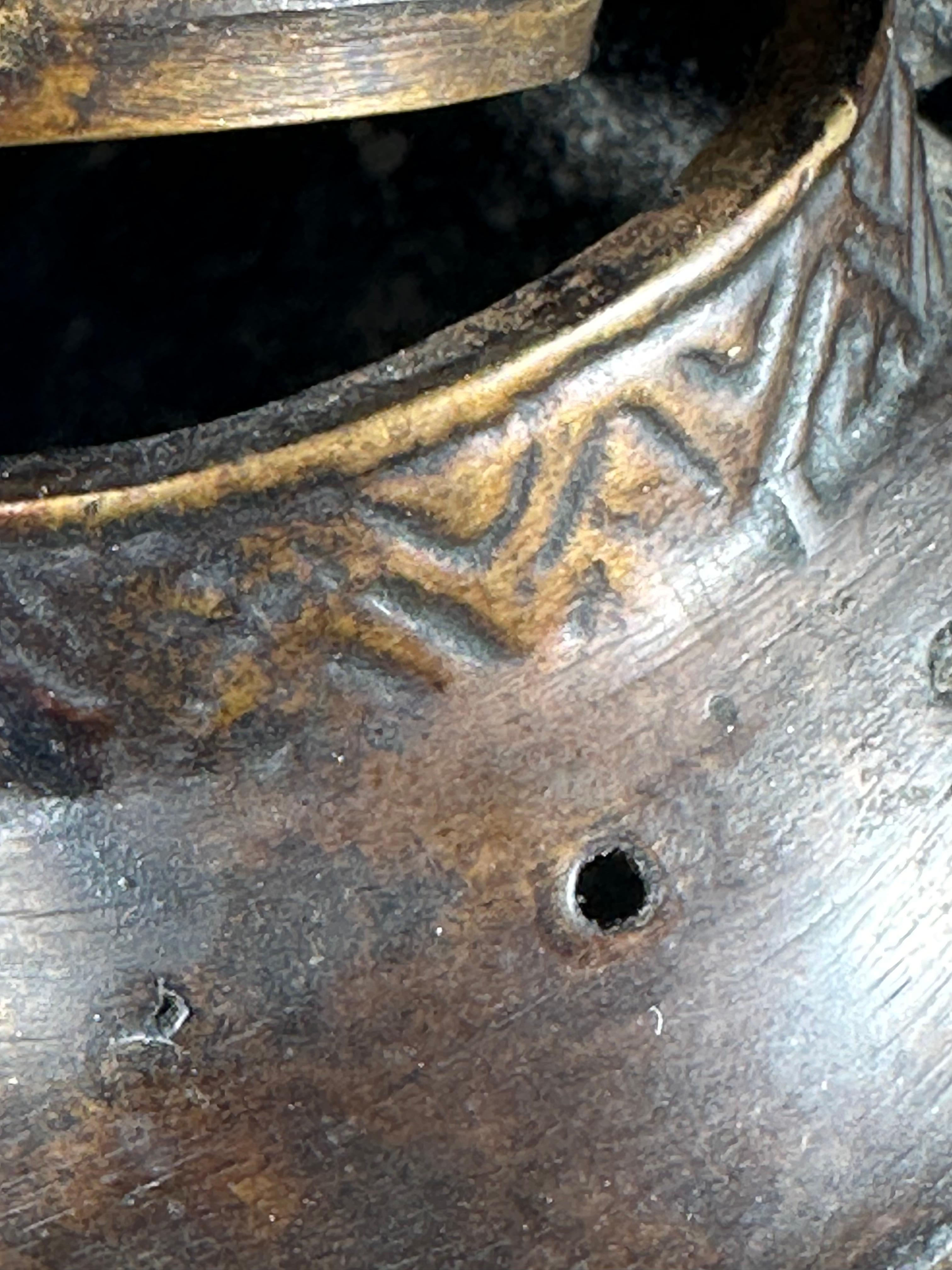 Chinese Qing Dynasty Small Bronze Tripod Censer For Sale 3