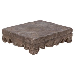 Chinese Qing-Dynasty Stone Buddha Pedestal, 18th Century