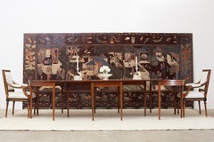 Chinese Qing Dynasty Twelve-Panel Coromandel Screen