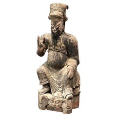 Chinese Qing Dynasty Wood Sculpture