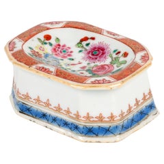 Sal de zanja de porcelana china Qing Famille Rose