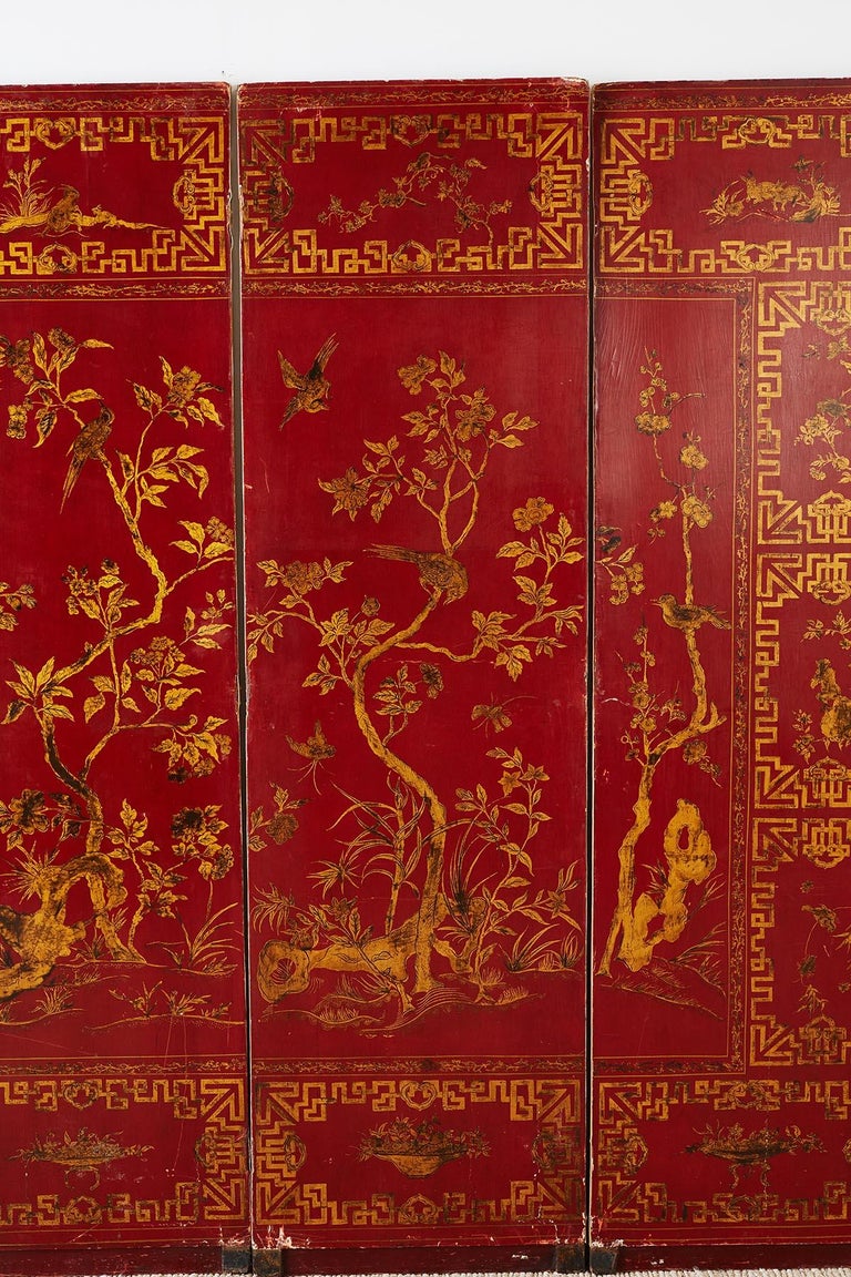 chinese-qing-four-panel-lacquer-gilt-screen-at-1stdibs