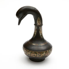 Chinese Qing "Goose" Cloisonné Bronze Wine Ewer