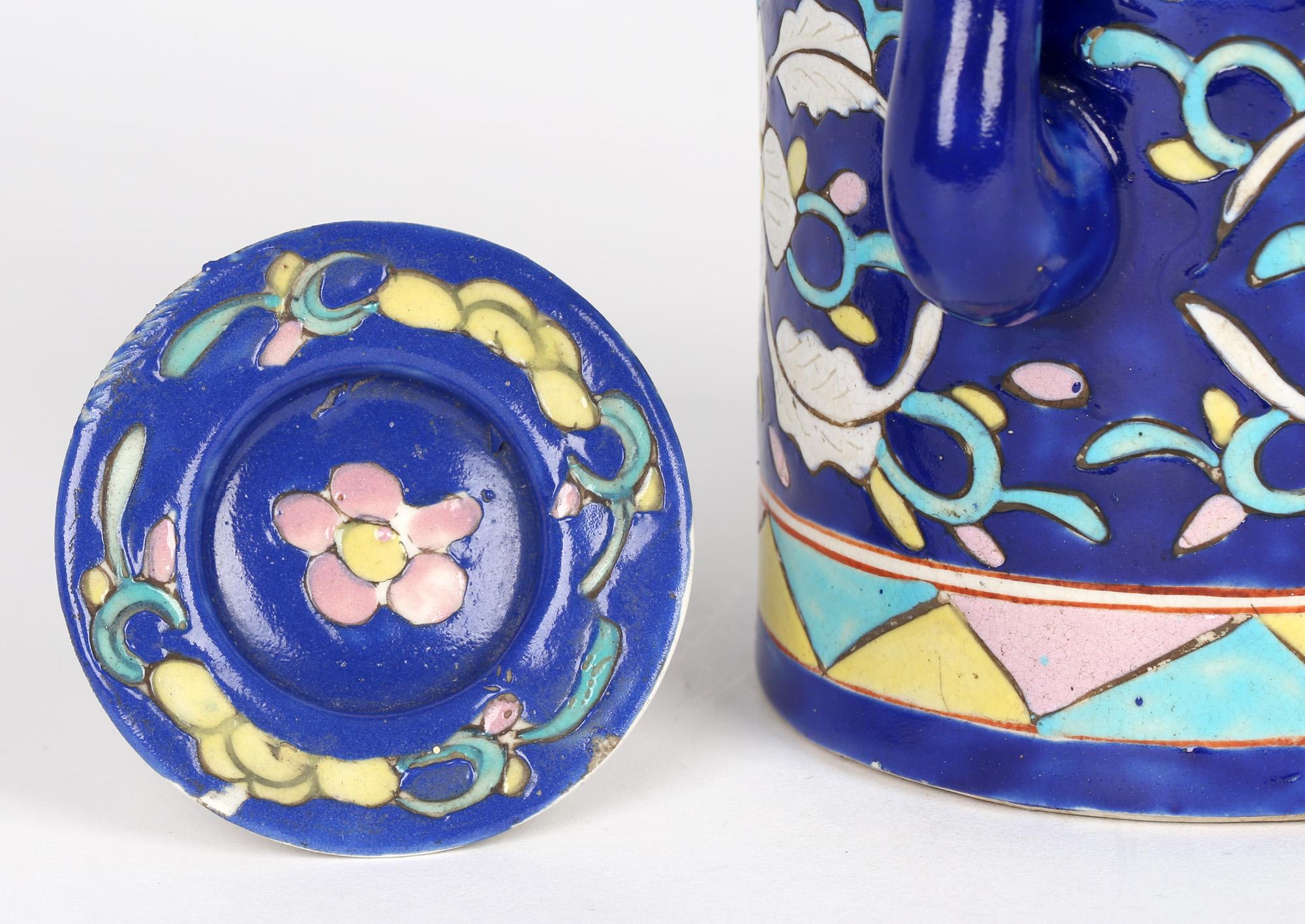 Chinesische handbemalte Qing-Porzellan-Teekanne und Deckel mit Shou-Emblem, Chinesisch im Angebot 8