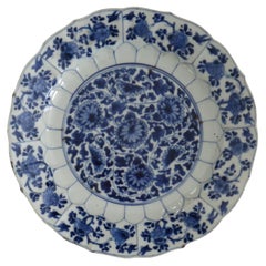 Chinese Qing Kangxi Plate Porcelain Blue & White Mark and Period PL4, circa 1680