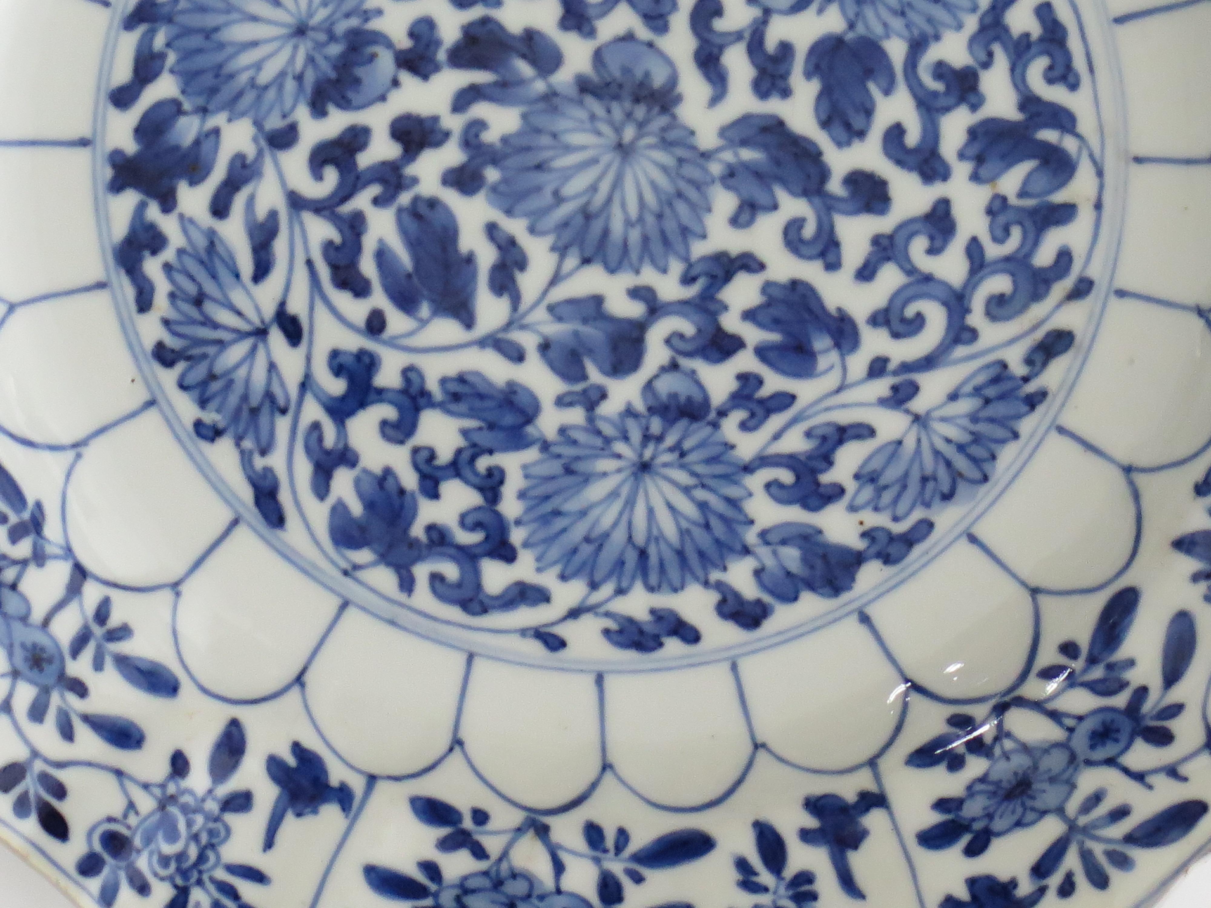Chinese Qing Kangxi Plate Porcelain Blue & White Mark and Period PL5, circa 1680 7